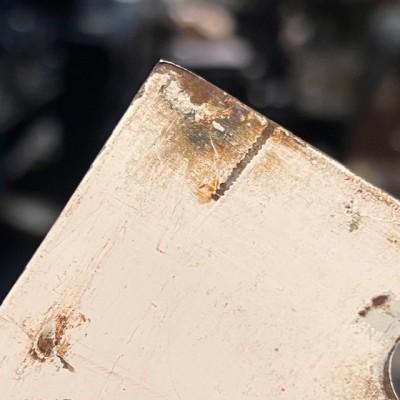 POISON - CORROSIVES - Panneau en tôle émaillée biface - Pharmacie