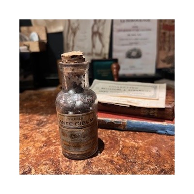 ANTE-CIBUM pills - Antique pharmacy bottle - Apothecary