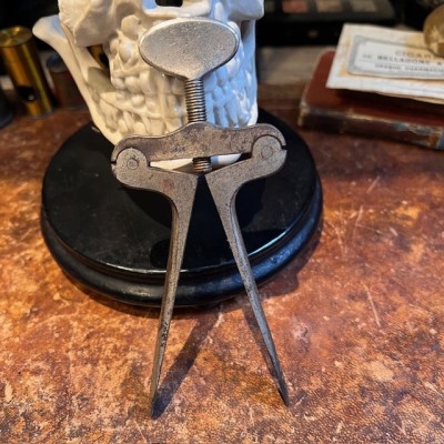 Screw-type mouth opener - Dental instrument - 1900 VITRY Frères Paris