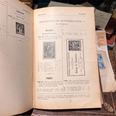 Antique ARTHUR MAURY postage stamp catalog for collections - 1904/1905