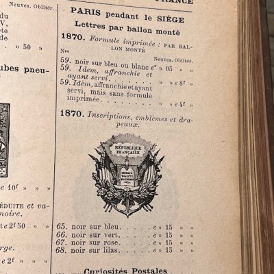 Antique ARTHUR MAURY postage stamp catalog for collections - 1904/1905