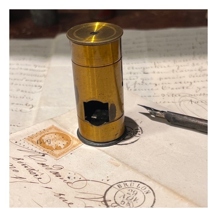 Floroscope - Microscope de poche - Microscope de botaniste - XIXème