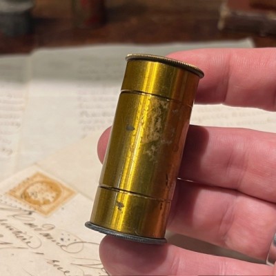 Floroscope - Brass insectoscope - pocket microscope - XIXth century
