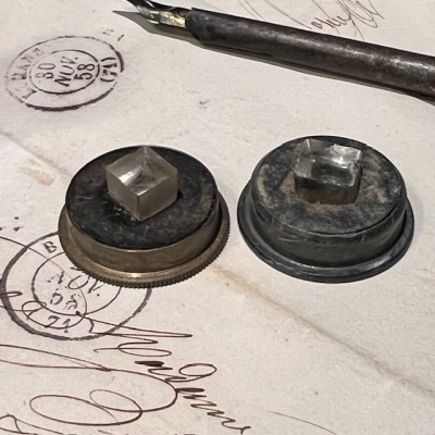 Floroscope - Brass insectoscope - pocket microscope - XIXth century