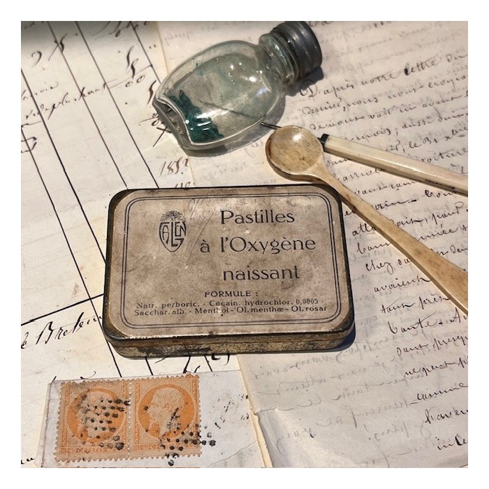 Boîte de pastilles à la Cocaïne - Pastilles à l'Oxygène naissant