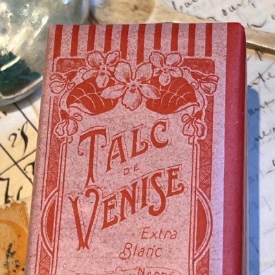 Venice Talcum Powder - Antique cardboard pharmacy box - 1910/1920