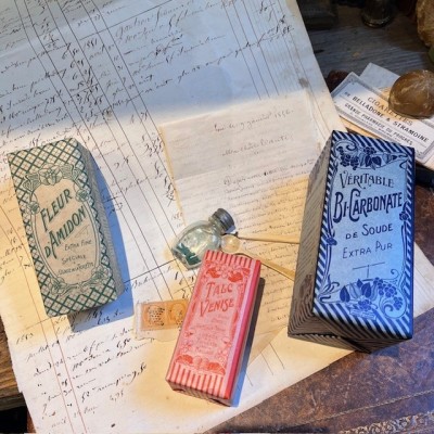 Sodium bicarbonate - Antique cardboard pharmacy box - 1910/1920