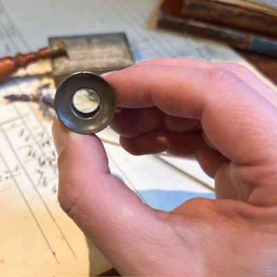 Monoculaire de théâtre ancien télescopique – fin XIXᵉ siècle