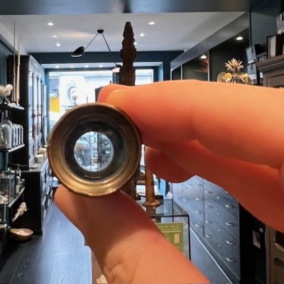 Antique telescopic theater monocular – Late 19th century