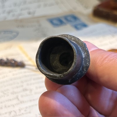 Mouchette à Pomme de pin - Bronze - Eteignoir à bougie - XIXème