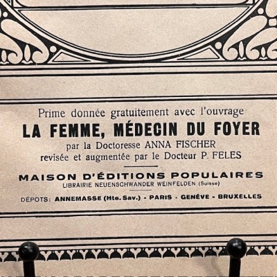 Atlas anatomique - L'homme et la femme - planches démontables - 1930