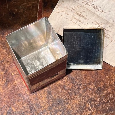 Codeine - POISON - Antique metal pharmacy box