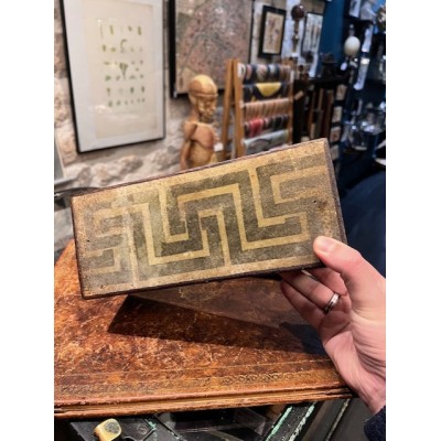 Boîte de salon Napoléon III en bois de rose et marqueterie - Dominos