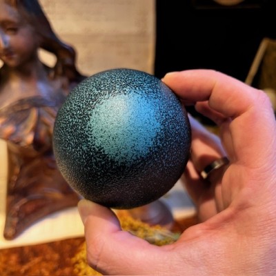 Emú egg - Size M - Emú - EMPTY and pierced egg - 10/11cm