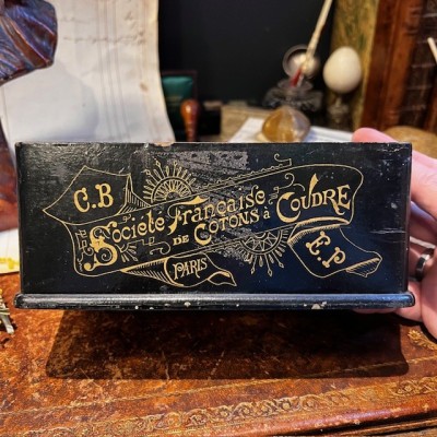 Boîte à couture - Napoléon III - Société Française des Cotons à Coudre