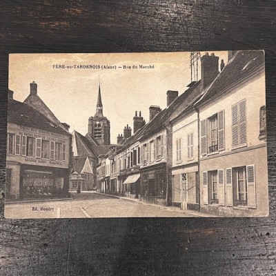 Advertising bust in plaster - Au Gagne Petit - Art Nouveau circa 1900