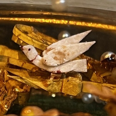 Reliquaire à paperolles Ste Marguerite Marie et du Saint Bosquet XIXe