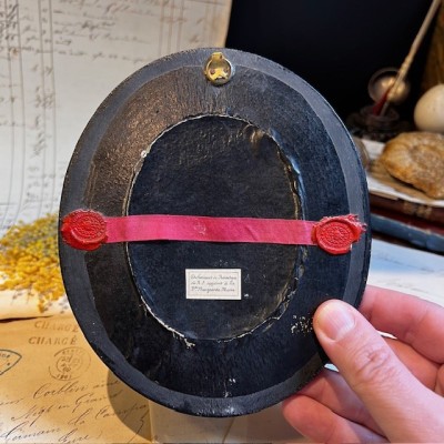 Reliquaire à paperolles Ste Marguerite Marie et du Saint Bosquet XIXe