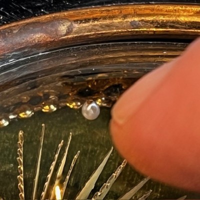 Reliquaire à paperolles Ste Marguerite Marie et du Saint Bosquet XIXe