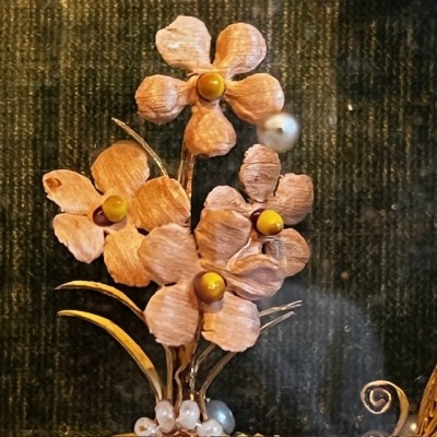 Reliquaire à paperolles Ste Marguerite Marie et du Saint Bosquet XIXe