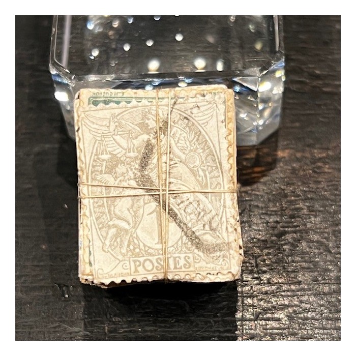 1 centime Gris - Ballot de 100 timbres ficelé - 1903/1932 - Blanc