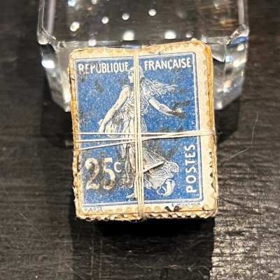 25 centimes - Bundle of 100 stamps tied with string - 1900/1930
