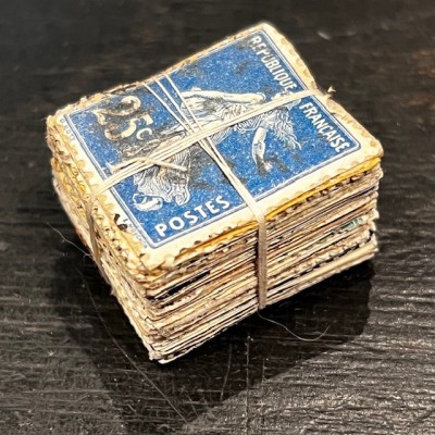 25 centimes - Bundle of 100 stamps tied with string - 1900/1930