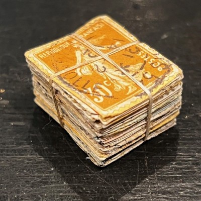 30 centimes - Bundle of 100 stamps tied with string - 1900/1930