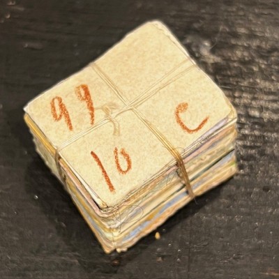 30 centimes Orange - Ballot de 100 timbres ficelé - 1903/1930 -Semeuse