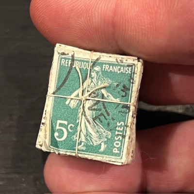5 centimes - Bundle of 100 stamps tied with string - 1900/1930 - Semeuse type