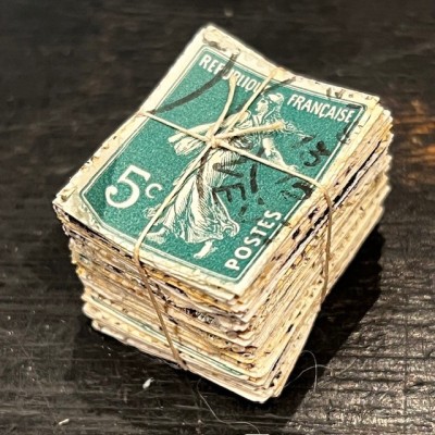 5 centimes - Bundle of 100 stamps tied with string - 1900/1930 - Semeuse type