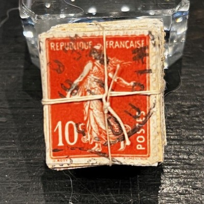 10 centimes - Bundle of 100 stamps tied with string - 1900/1930 - Semeuse type