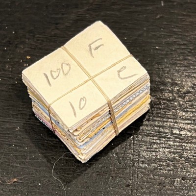 10 centimes - Bundle of 100 stamps tied with string - 1900/1930 - Semeuse type