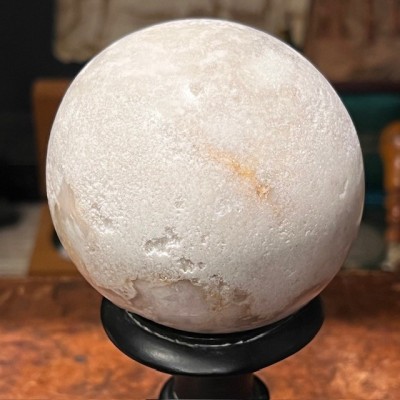 Sphère géode d'Agate - Madagascar - Teintes naturelles