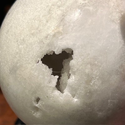 Agate geode sphere - Madagascar - Natural colours