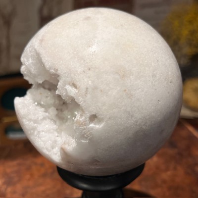 Agate geode sphere - Madagascar - Natural colours