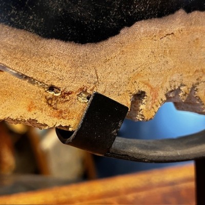 Tranche de bois fossile - Bois pétrifié d'Indonésie