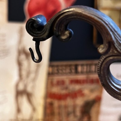 Hanging night light in bronze - Period Napoleon III - Circa 1850-1870