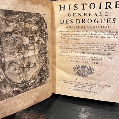 Histoire Générale des drogues - Par Pomet - Livre ancien de 1735