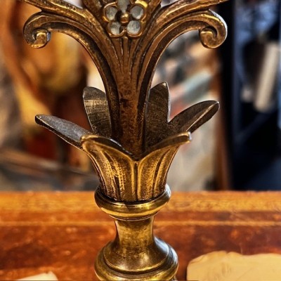 Belle Epoque Floral Candelabra - Art Nouveau - 1900 - Candlestick