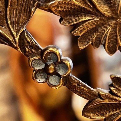 Candélabre Floral Belle Epoque - Art Nouveau - 1900 - Chandelier