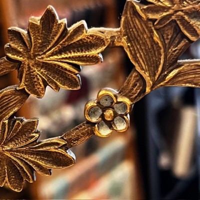 Belle Epoque Floral Candelabra - Art Nouveau - 1900 - Candlestick