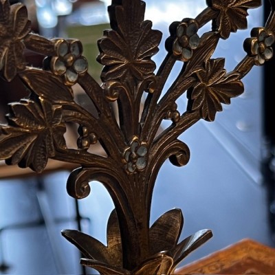 Belle Epoque Floral Candelabra - Art Nouveau - 1900 - Candlestick