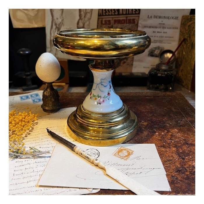 Rehausseur de lampe à huile - XIXème siècle - Piédestal - Support