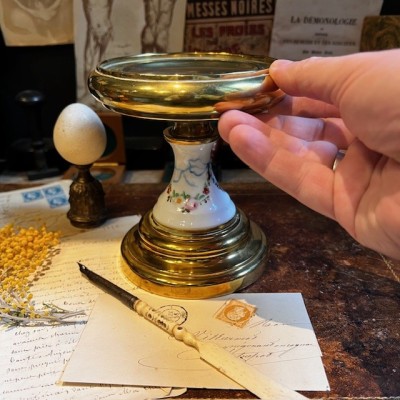 Rehausseur de lampe à huile - XIXème siècle - Piédestal - Support