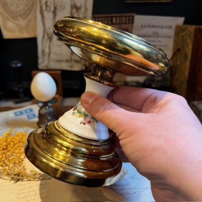 Rehausseur de lampe à huile - XIXème siècle - Piédestal - Support