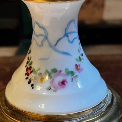 19th century oil lamp stand - Pedestal - Candle holder - Support