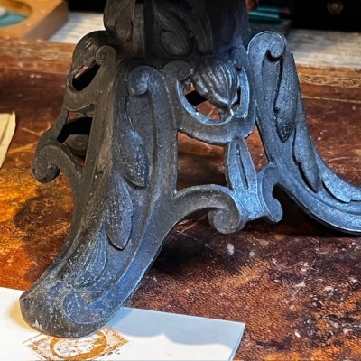 19th century oil lamp stand - Pedestal - Candle holder - Support