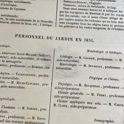 Le Jardin des Plantes - Par Boitard - Livre illustré ancien - 1851