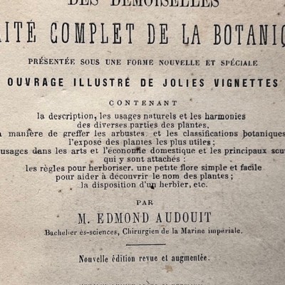 L’Herbier des Demoiselles (1857) – Botany - Illustrated book